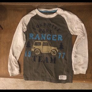 Boys’ long-sleeved “Yosemite Park Ranger” tee